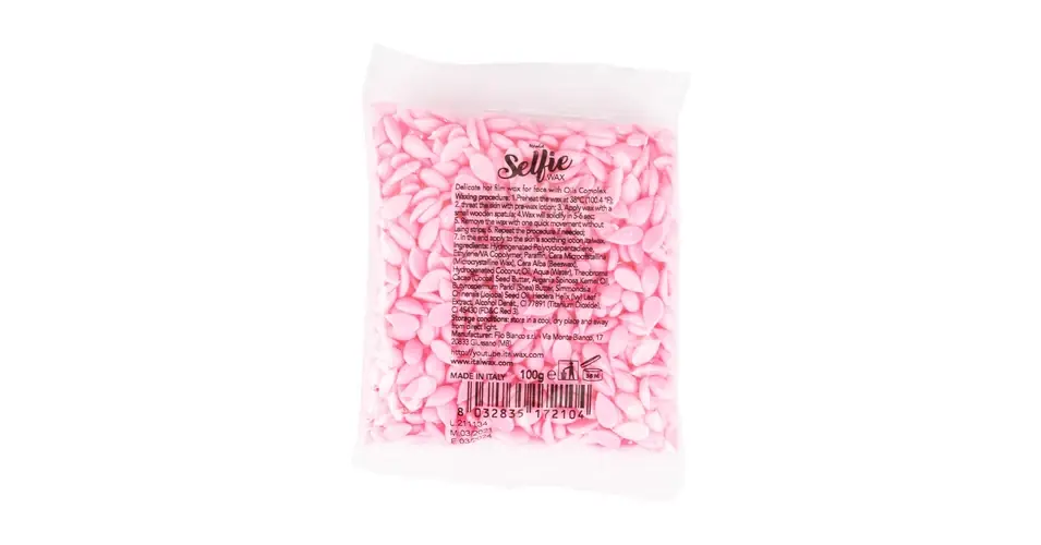 Gyantagyöngy - ItalWax Selfie Film Wax 100 g, alacsony hőmérsékletű kemény viasz csíkmentes szőrtelenítéshez Prémium