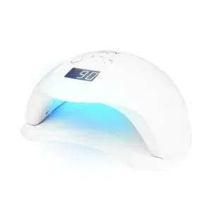 48W UV/LED SUN5 lámpa - műanyag talpas digitális (fehér) Biztonságos vásárlás