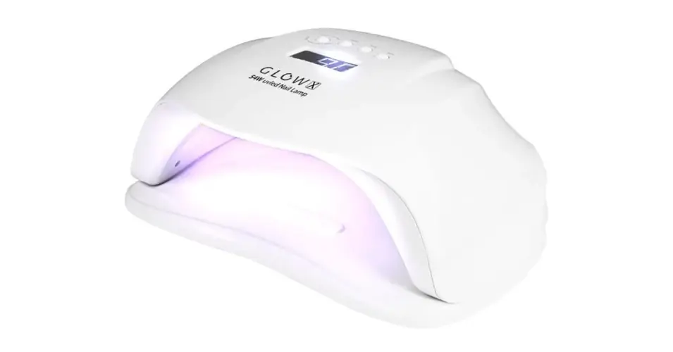 Kedvezményes ár 54W UV/LED Glow X műkörmös lámpa fehér digitális