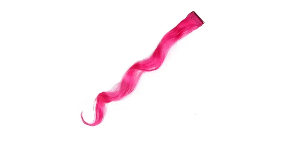 Színes hajtincs - party fesztivál kellék - magenta Expressz szállítás