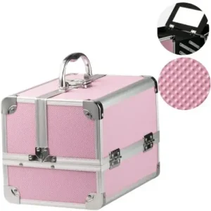 Expressz szállítás Kozmetikai bőrönd - pink, mini