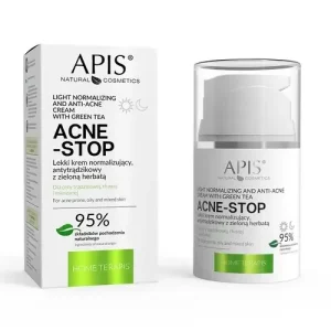 Apis Normalizáló krém zöld teával zsíros bőröke 50ml Outlet