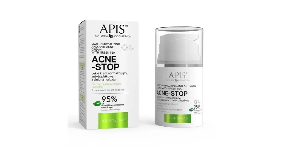 Apis Normalizáló krém zöld teával zsíros bőröke 50ml Outlet
