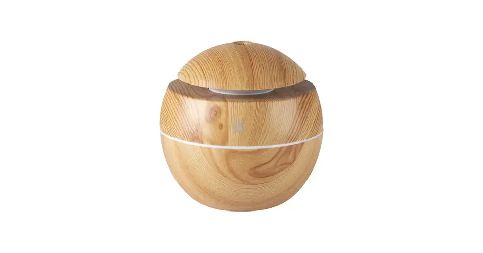 Aroma diffúzor légpárásító, spa 16, világos fa 130 ml Biztonságos fizetés