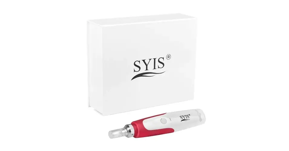 Végkiárusítás Syis - Mikrotűs Toll 03 fehér-piros microneedling dermapen