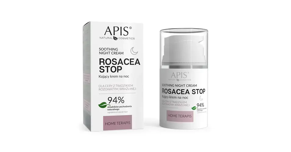 Biztonságos vásárlás APIS ROSACEA- STOP Home terApis Nyugtató éjszakai krém 50 ml