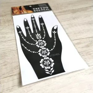 Újdonság Henna tetováló sablon S13042L