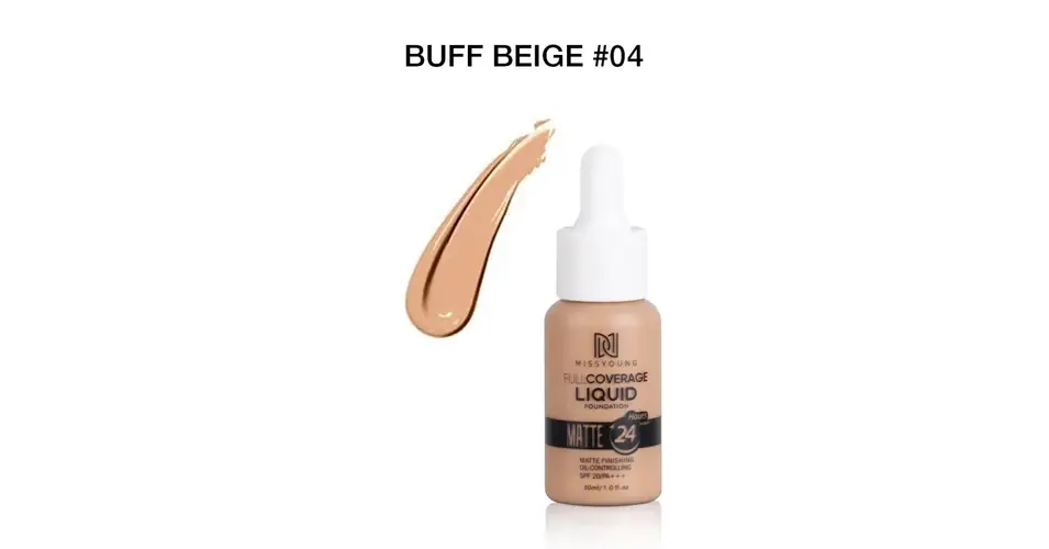 Full Coverage Liquid Foundation folyékony alapozó MATT 04 Vedd meg most