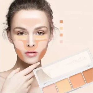 Concealer korrektor Pallet 4 szín - 3210D Újdonság