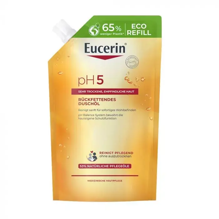 EUCERIN pH5 olajtusfürdő öko utántöltő (400ml) Legkelendőbb