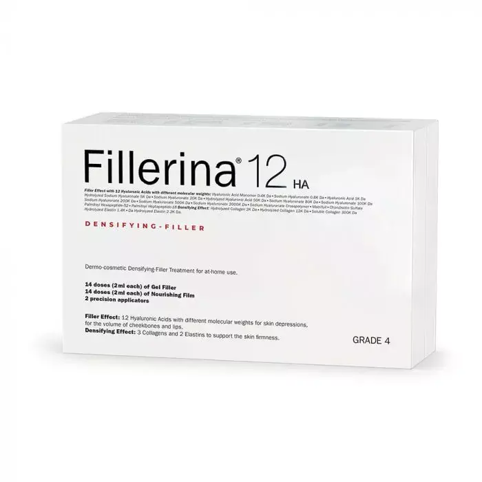 FILLERINA 12 HA intenzív arcfeltöltő kezelés - grade 4 közepes erősség (30+30ml) Prémium