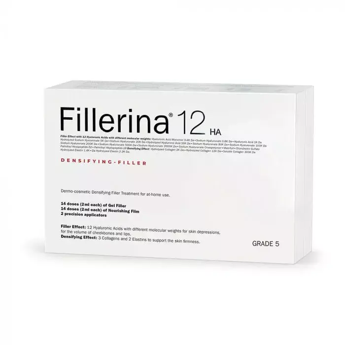 Különleges ajánlat FILLERINA 12 HA intenzív arcfeltöltő kezelés - grade 5 erős fokozat (30+30ml)