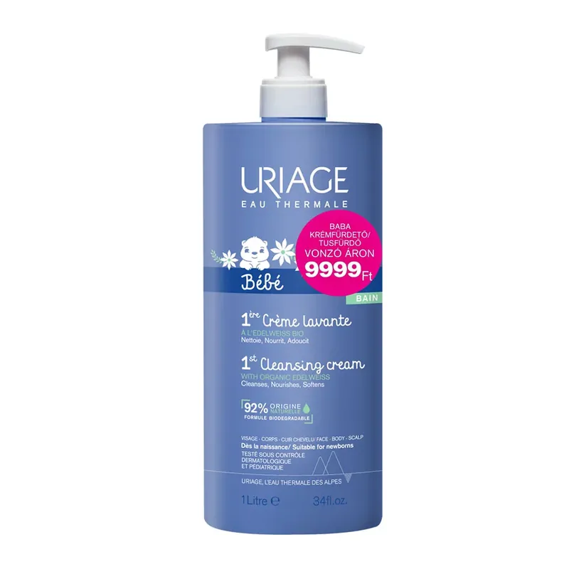 Biztonságos fizetés URIAGE Baba krémfürdő/tusfürdő vonzó áron (1000ml)