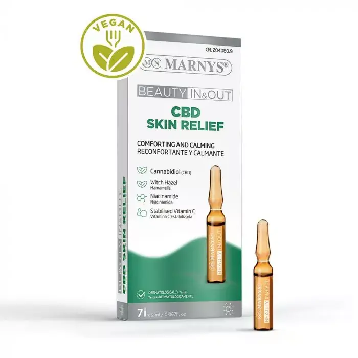 MARNYS CBD Skin Relief ampulla az irritált bőr megnyugtatására (7x2ml) Expressz szállítás
