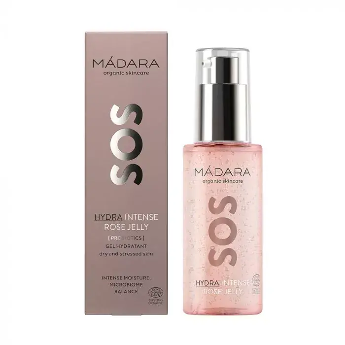 MÁDARA SOS Hydra intenzív hidratáló Rose Jelly (75ml) Biztonságos vásárlás