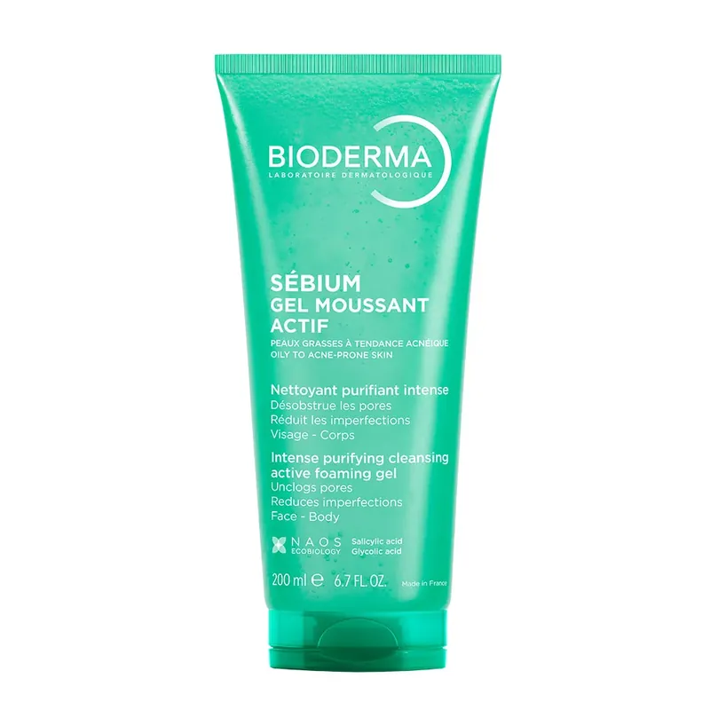 Legnépszerűbb BIODERMA Sébium Gel moussant actif habzó gél (200ml)
