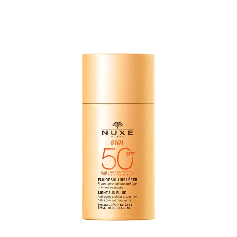 NUXE Sun Könnyű napvédő fluid arcra SPF50 (50ml) Népszerű