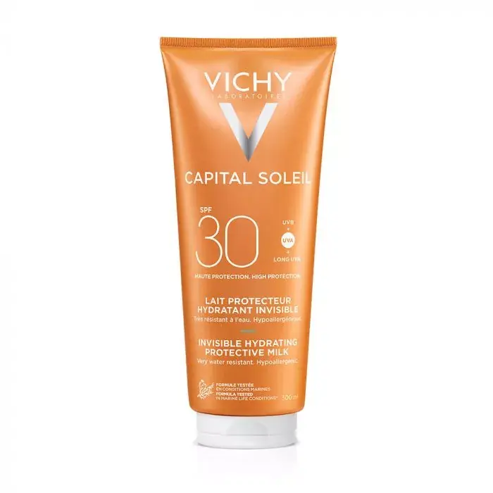 VICHY Capital Soleil Hidratáló naptej arcra és testre SPF30 (300ml) Akció