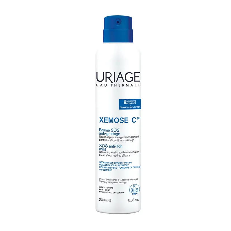 URIAGE Xémose C8+ SOS viszketéscsillapító permet (200ml) Gyors szállítás