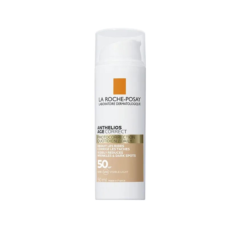 Bestseller LA ROCHE-POSAY Anthelios Age Correct színezett krém SPF50 (50ml)