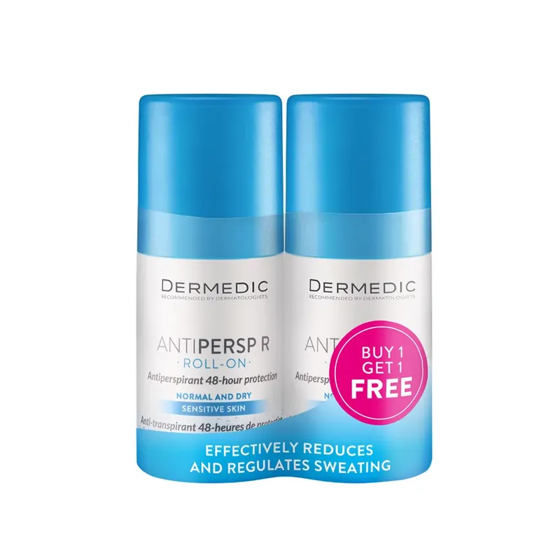 Vedd meg most DERMEDIC Antipersp R 48h izzadásgátló dezodor érzékeny bőrre DUOPACK (2x60ml)