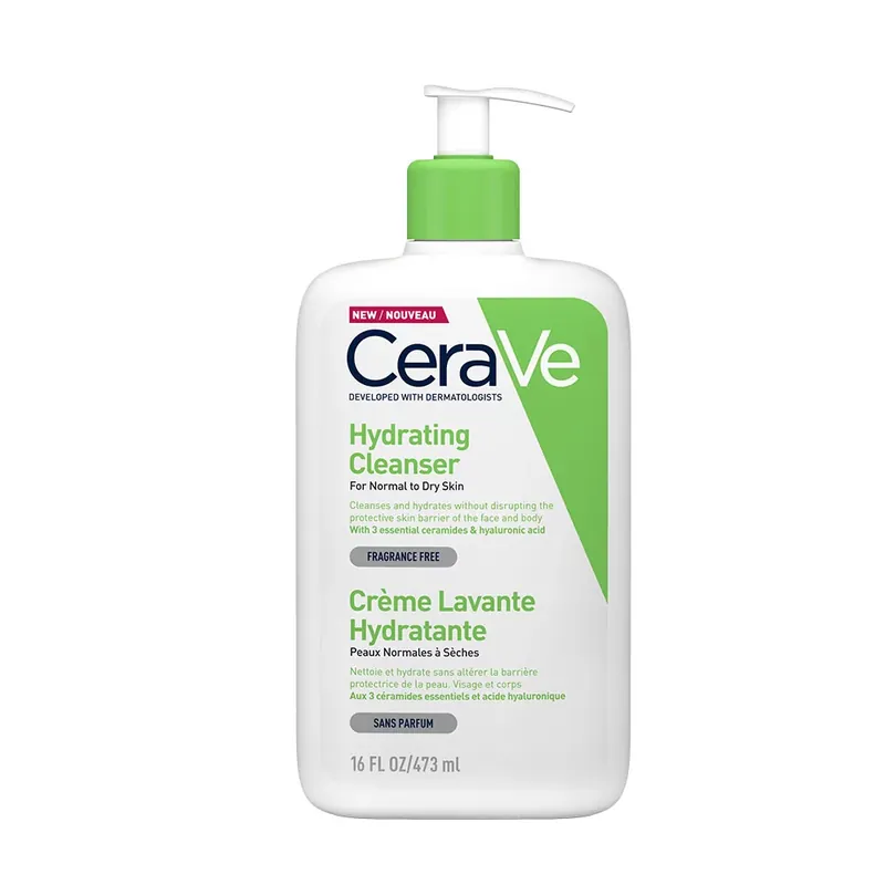 Szuper ajánlat CERAVE Hidratáló tisztító krém normál és száraz bőrre (473ml)