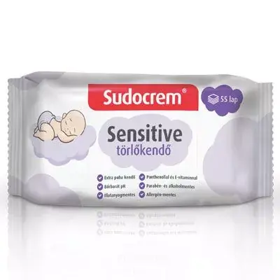 SUDOCREM Sensitive törlőkendő (55db) Vedd meg online