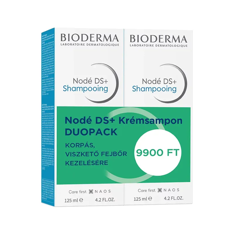 BIODERMA Nodé DS+ krémsampon Duopack limitált (125ml+125ml) Exkluzív ajánlat