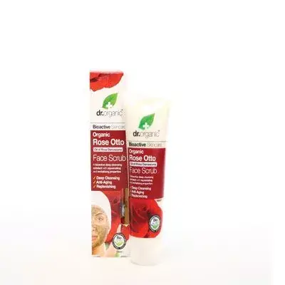 Végkiárusítás DR. ORGANIC Bio Rózsaolajos arcradír (125ml)