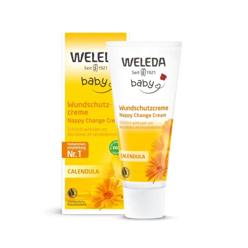 Végkiárusítás WELEDA Baby Bio körömvirágos pelenkakiütés elleni natúr popsikrém (75ml)