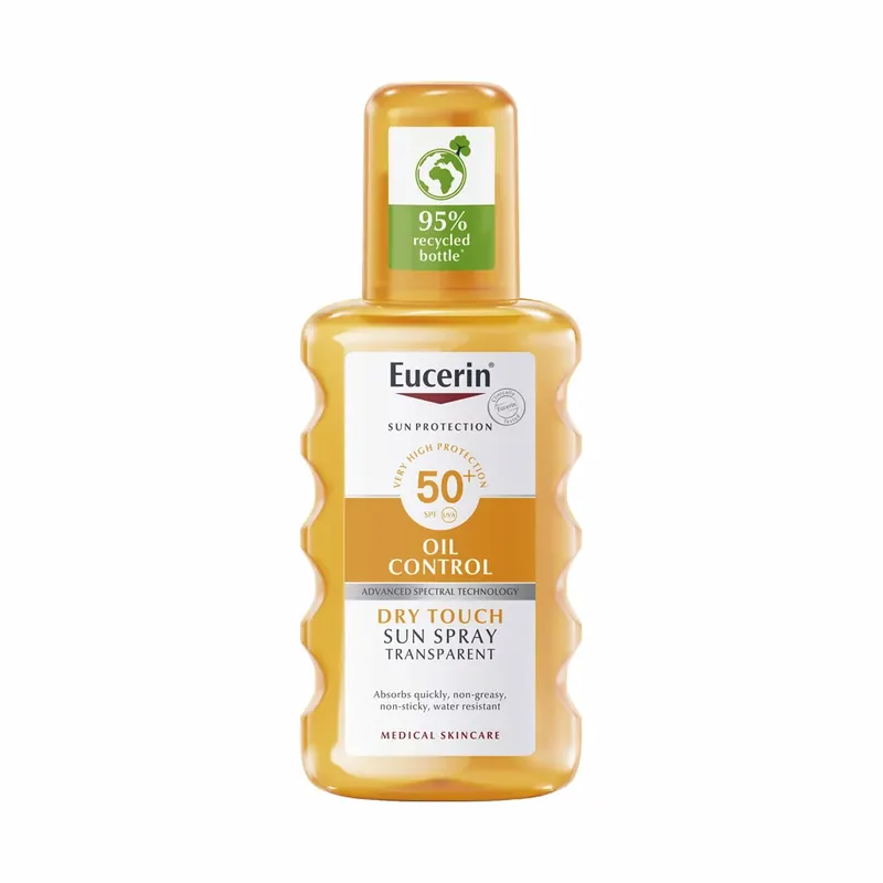 Vedd meg online EUCERIN Sun Oil Control Dry Touch színtelen napozó spray SPF50 (200ml)