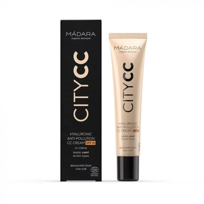 MÁDARA City CC krém hialuronsavval Light SPF15 (40ml) Azonnali szállítás