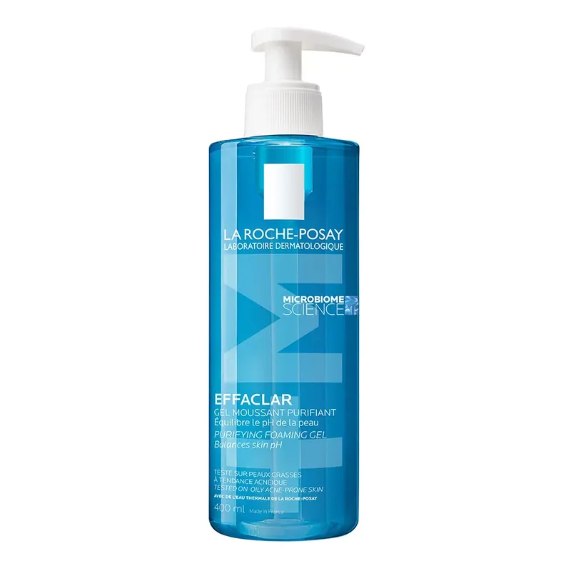 Gyors kiszállítás LA ROCHE-POSAY Effaclar habzó arctisztító gél, zsíros érzékeny bőrre (400ml)