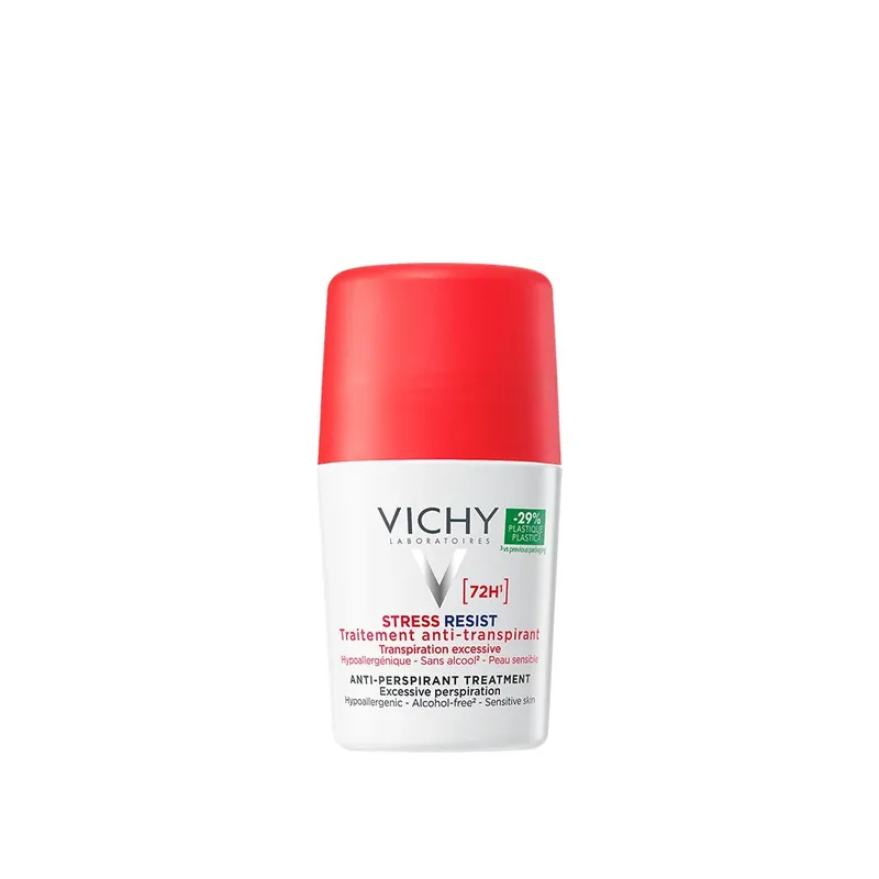 Azonnali szállítás VICHY Stress Resist izzadságszabályozó golyós dezodor 72 órás (50ml)