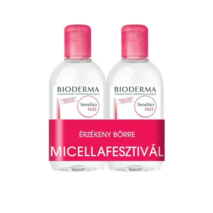 BIODERMA Sensibio H2O micellás víz DUOPACK (250ml+250ml) Azonnali szállítás