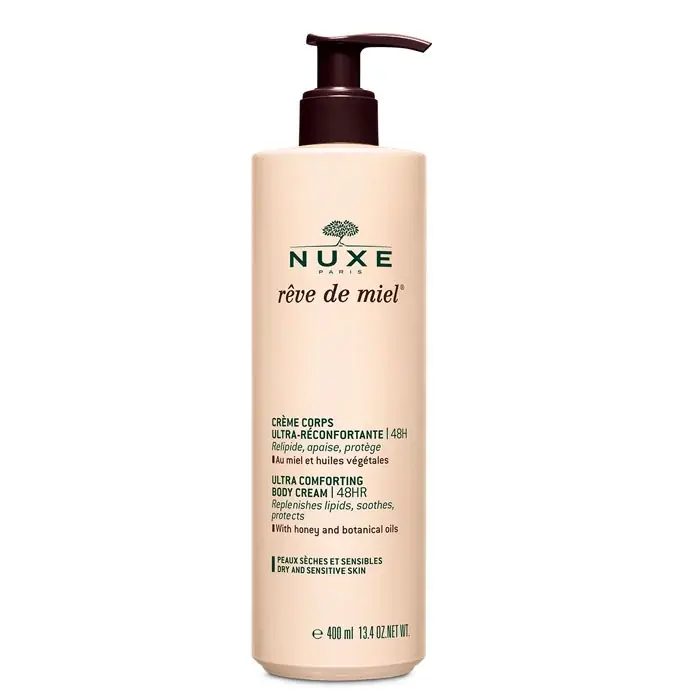 NUXE Reve de Miel Ultra-kényeztető testápoló száraz, érzékeny bőrre (400ml) Azonnal elérhető