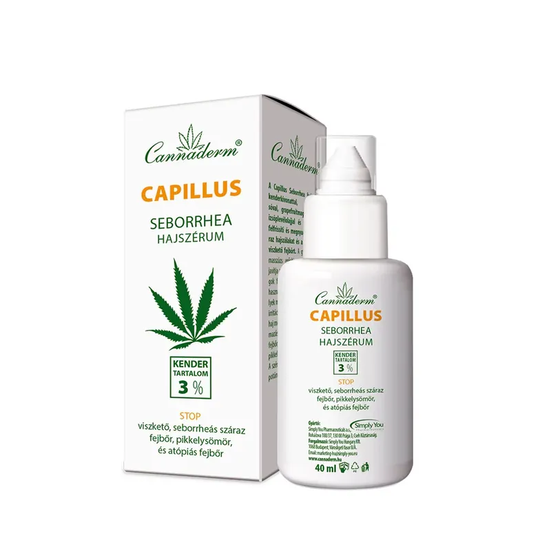 CANNADERM Capillus seborrhea hajszérum (40ml) Biztonságos fizetés