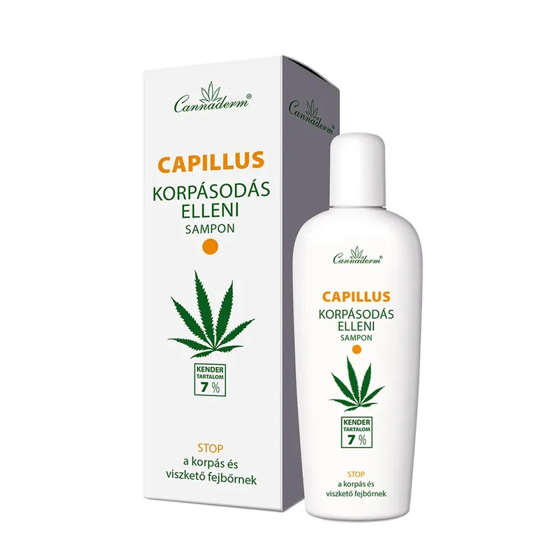 Biztonságos vásárlás CANNADERM Capillus sampon korpásodás ellen (150ml)
