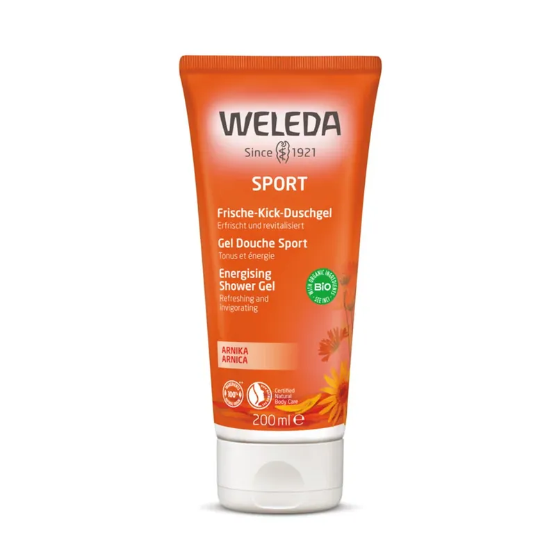 Bestseller WELEDA Árnika energizáló sport tusfürdő (200ml)