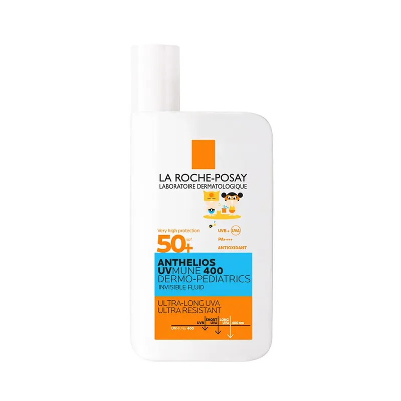 LA ROCHE-POSAY Anthelios UVMUNE 400 Dermo-Pediatrics napvédő fluid SPF50+ gyermek (50ml) Nézd meg most