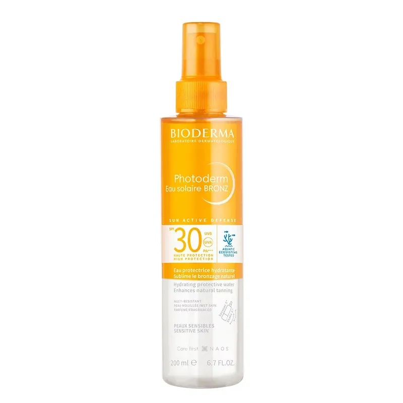 Vásárlói kedvenc BIODERMA Photoderm Eau Solaire BRONZ SPF30 (200ml)