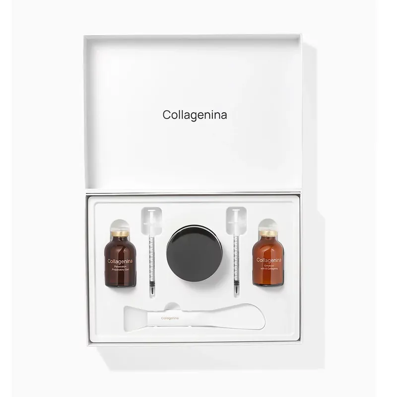 Kedvezmény COLLAGENINA Plumping Firming Teatment feszesítő arckezelés Grade 1 (50ml + 2x30ml)