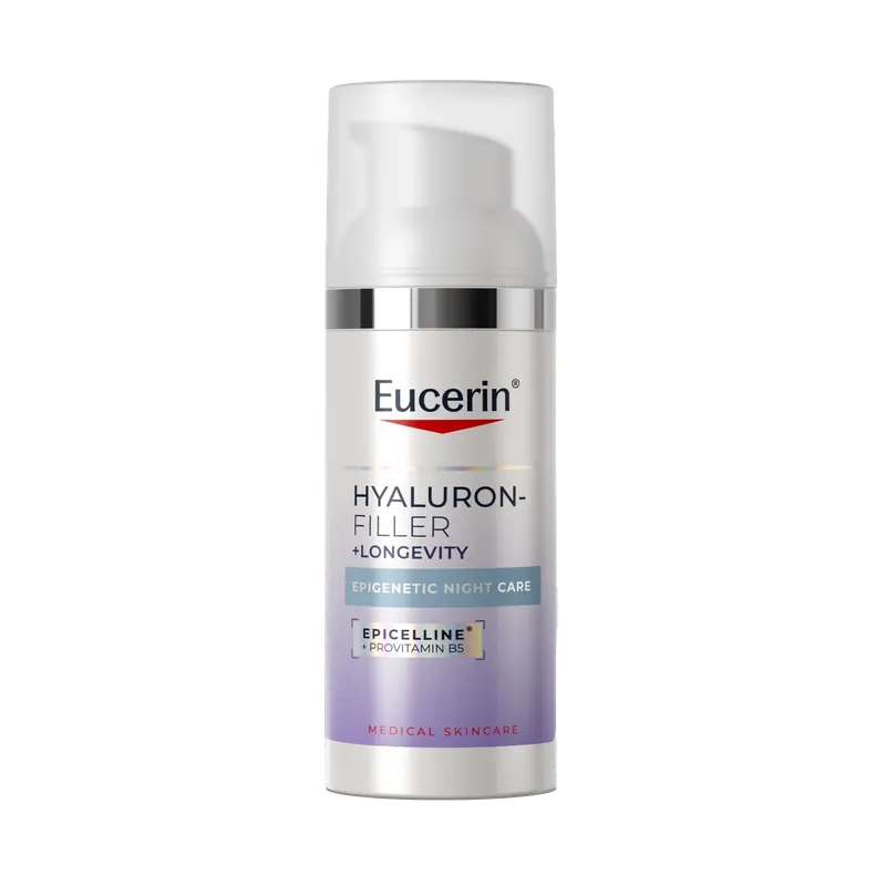 EUCERIN Hyaluron-Filler + Longevity Epigenetic éjszakai arcápoló (50ml) Expressz szállítás