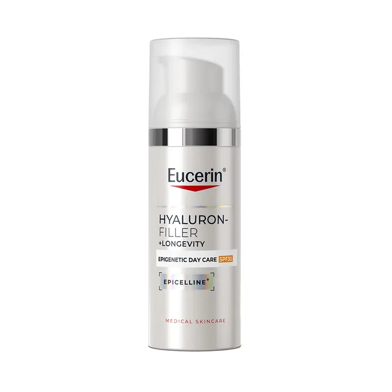 Kedvezményes ár EUCERIN Hyaluron-Filler + Longevity Epigenetic nappali arcápoló SPF30 (50ml)