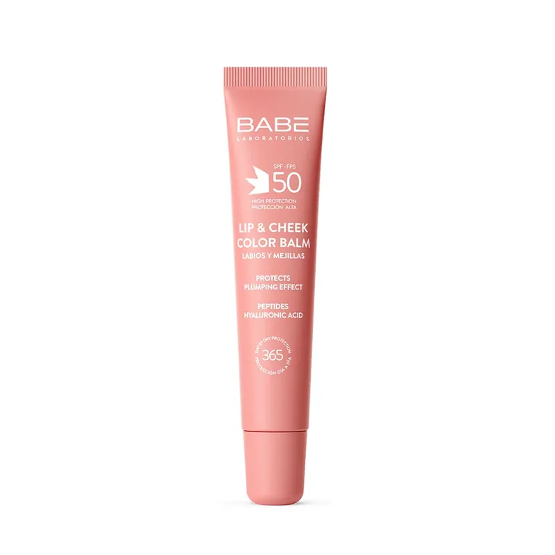 BABÉ Lip&Cheek színezett szájfény és pirosító SPF50 - Pink (20ml) Expressz szállítás