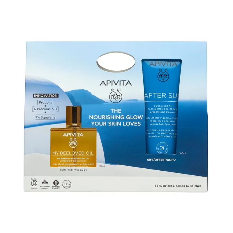 APIVITA MY BEELOVED száraz olaj utazó csomag (100ml+100ml) Biztonságos fizetés