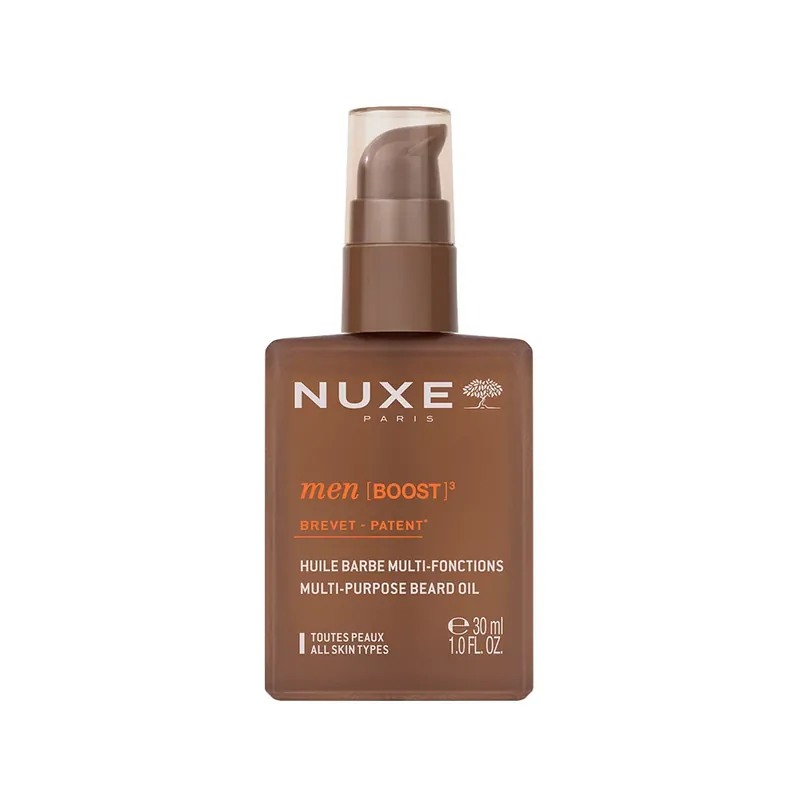 Biztonságos fizetés NUXE MEN [BOOST]³ Többfunkciós szakállápoló olaj (30ml)