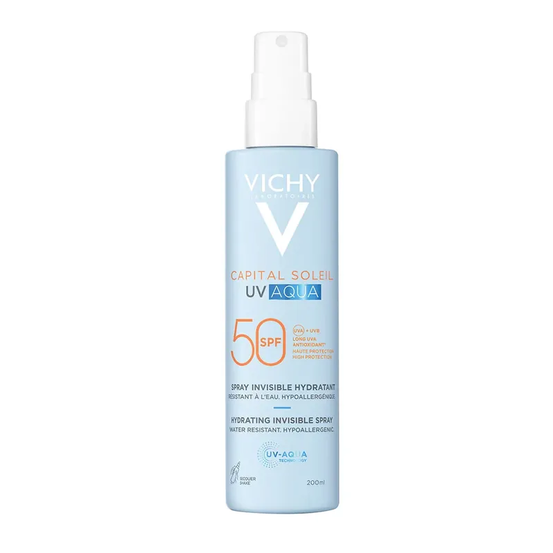 Nézd meg most VICHY Capital Soleil UV AQUA hidratáló spray SPF50+ (200ml)