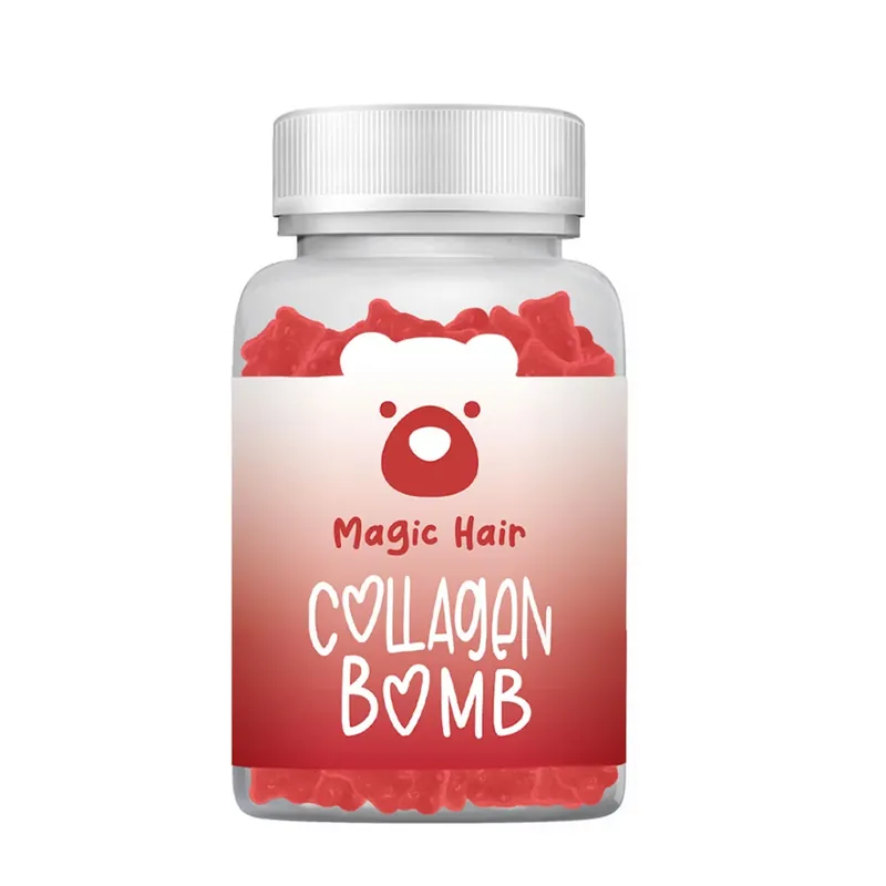 MAGIC HAIR Collagen Bomb gumivitamin eper ízű (60db) Azonnal elérhető