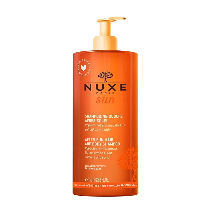 NUXE Sun napozás utáni tusfürdő és sampon (750ml) Biztonságos fizetés